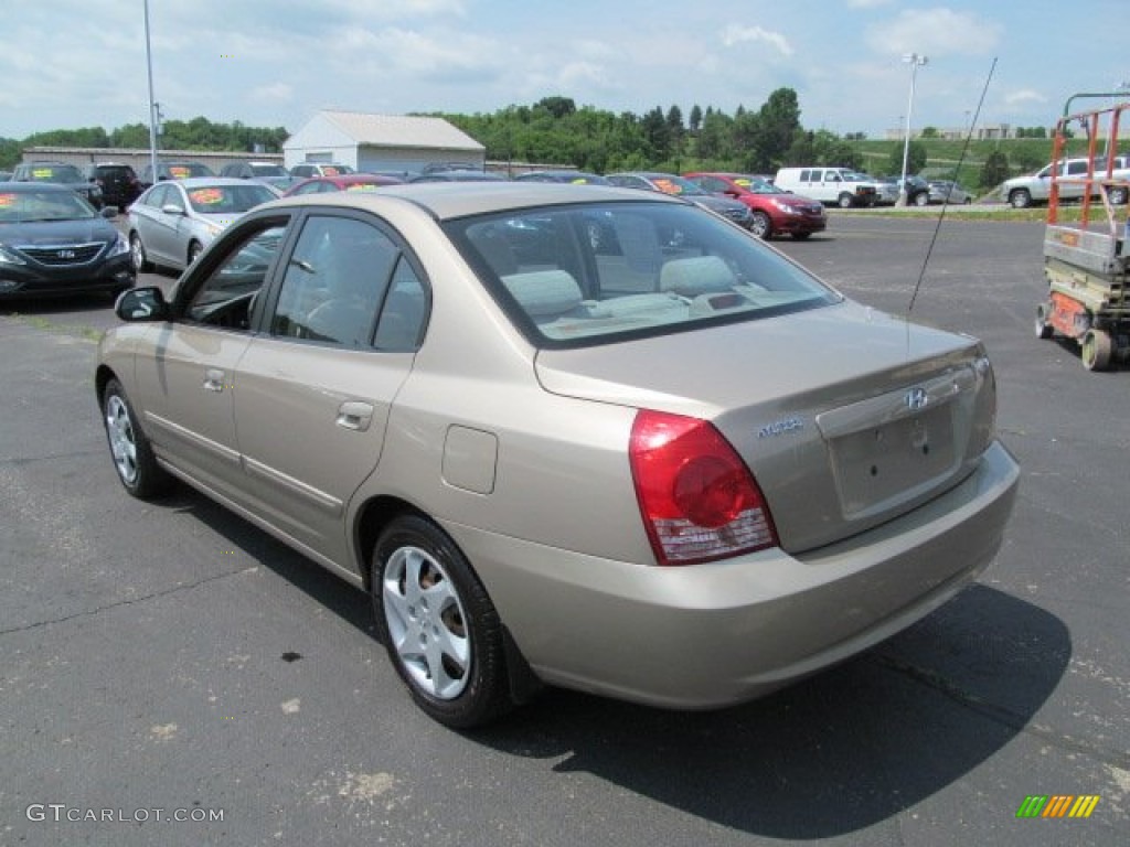 2006 Elantra GLS Sedan - Champagne Beige / Beige photo #6