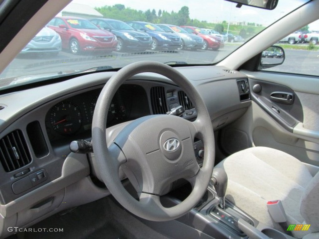 2006 Elantra GLS Sedan - Champagne Beige / Beige photo #13