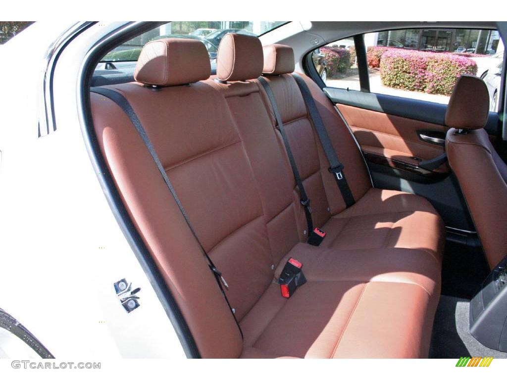 2008 3 Series 335i Sedan - Alpine White / Terra Dakota Leather photo #13