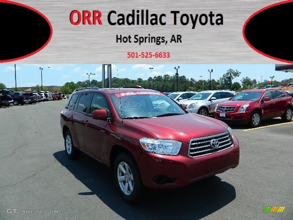 2008 Highlander  - Salsa Red Pearl / Ash Gray photo #1