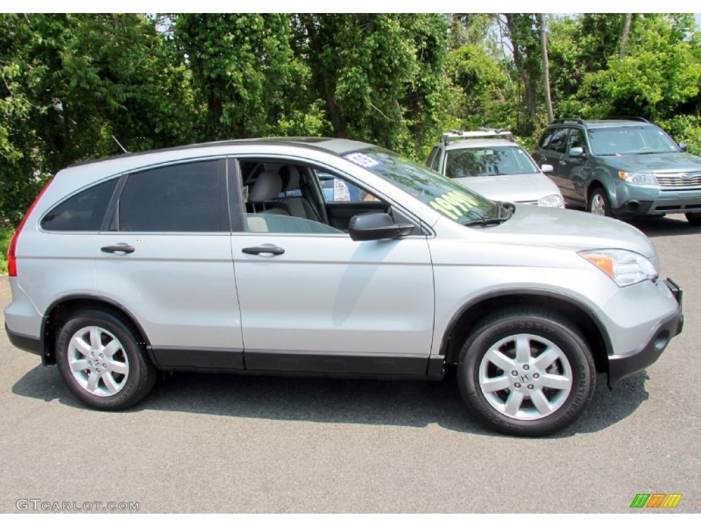 2009 CR-V EX 4WD - Alabaster Silver Metallic / Gray photo #6