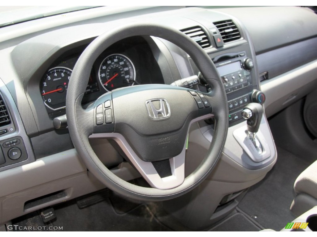 2009 CR-V EX 4WD - Alabaster Silver Metallic / Gray photo #9