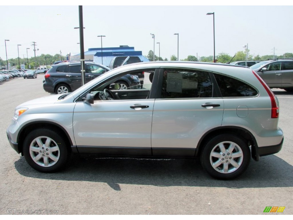 2009 CR-V EX 4WD - Alabaster Silver Metallic / Gray photo #13