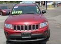 2011 Deep Cherry Red Crystal Pearl Jeep Compass 2.4 4x4  photo #2