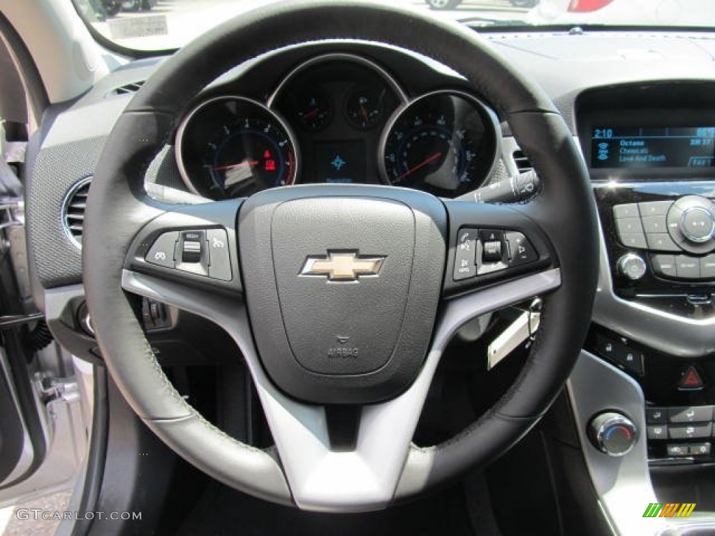 2012 Chevrolet Cruze Eco Medium Titanium Steering Wheel Photo #65853903