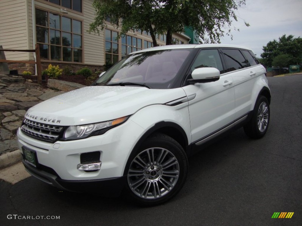 Fuji White 2012 Land Rover Range Rover Evoque Prestige Exterior Photo #65854605