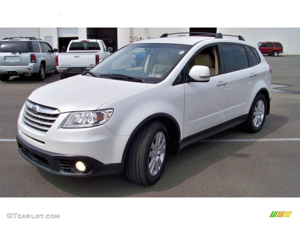 Satin White Pearl 2009 Subaru Tribeca Special Edition 5 Passenger Exterior Photo #65854842