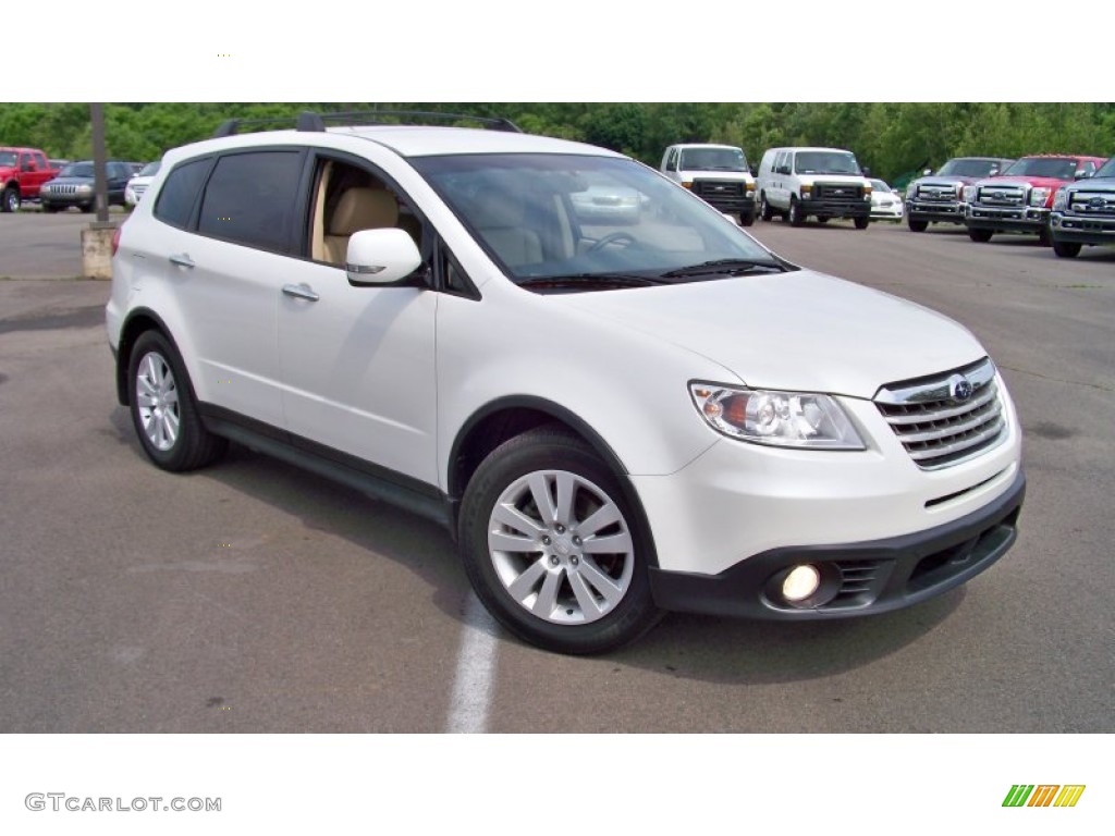 Satin White Pearl 2009 Subaru Tribeca Special Edition 5 Passenger Exterior Photo #65854857