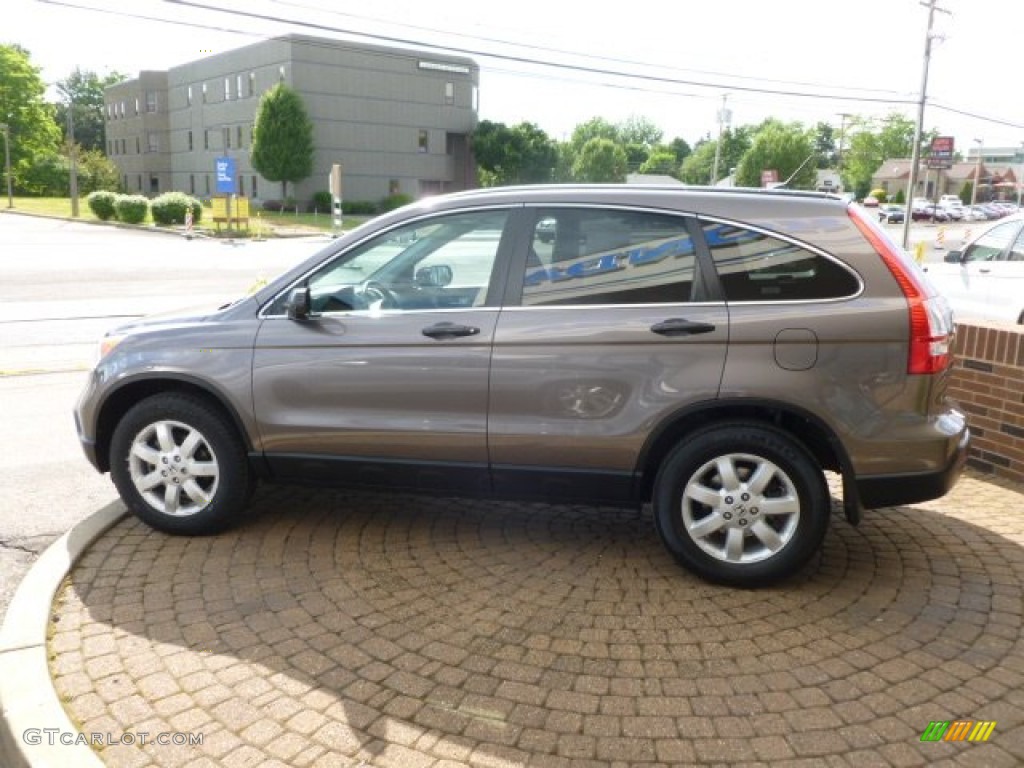 2009 CR-V EX 4WD - Urban Titanium Metallic / Black photo #4