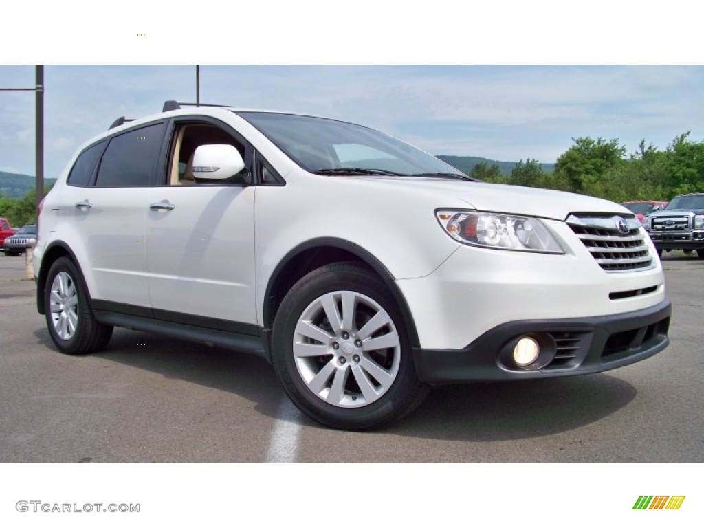 Satin White Pearl 2009 Subaru Tribeca Special Edition 5 Passenger Exterior Photo #65855034