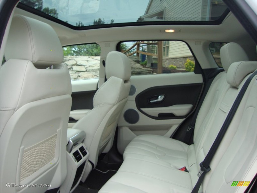 Almond/Espresso Interior 2012 Land Rover Range Rover Evoque Prestige Photo #65855142