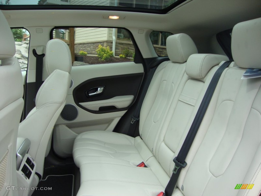 2012 Land Rover Range Rover Evoque Prestige Rear Seat Photo #65855151