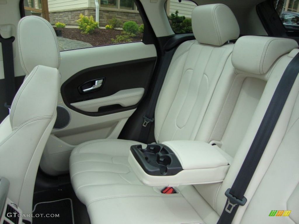 Almond/Espresso Interior 2012 Land Rover Range Rover Evoque Prestige Photo #65855160