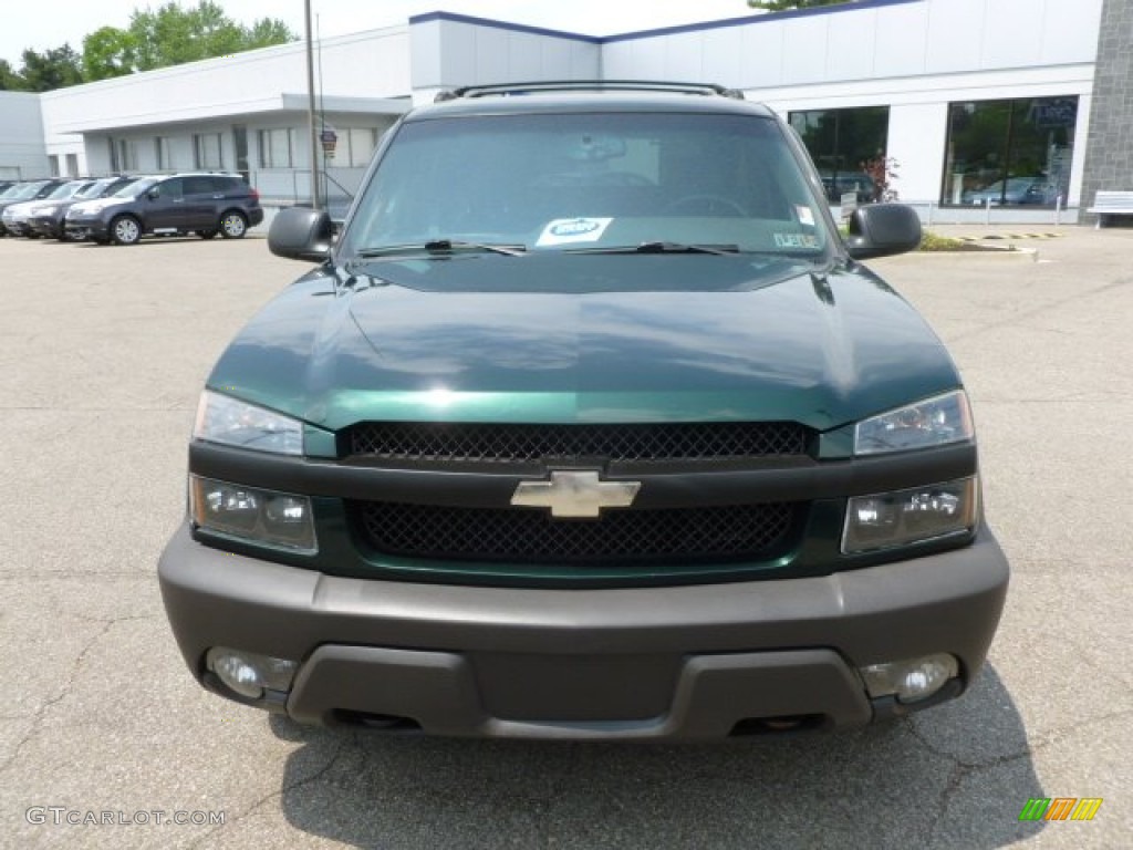 2003 Avalanche 1500 Z71 4x4 - Dark Green Metallic / Dark Charcoal photo #2