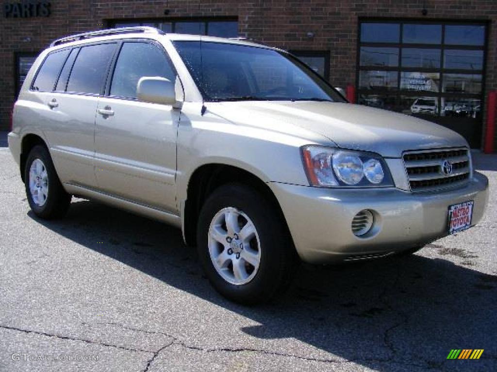 Vintage Gold Metallic Toyota Highlander