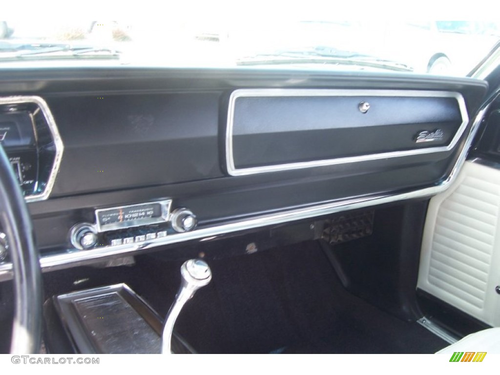 1967 Plymouth Satellite 2 Door Hardtop White/Black Dashboard Photo #65856264