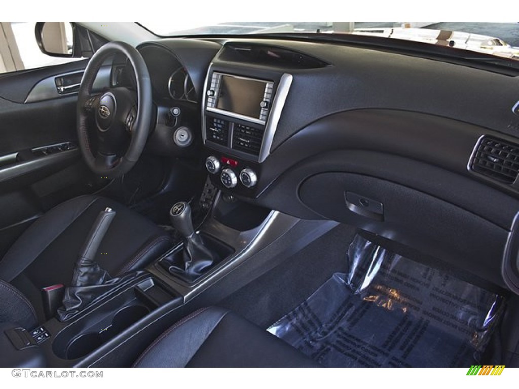 Carbon Black Interior 2011 Subaru Impreza WRX Limited Sedan Photo #65857089