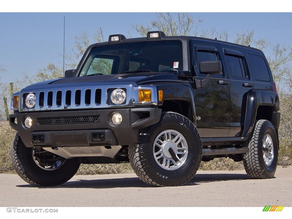 Black 2006 Hummer H3 Standard H3 Model Exterior Photo #65857160