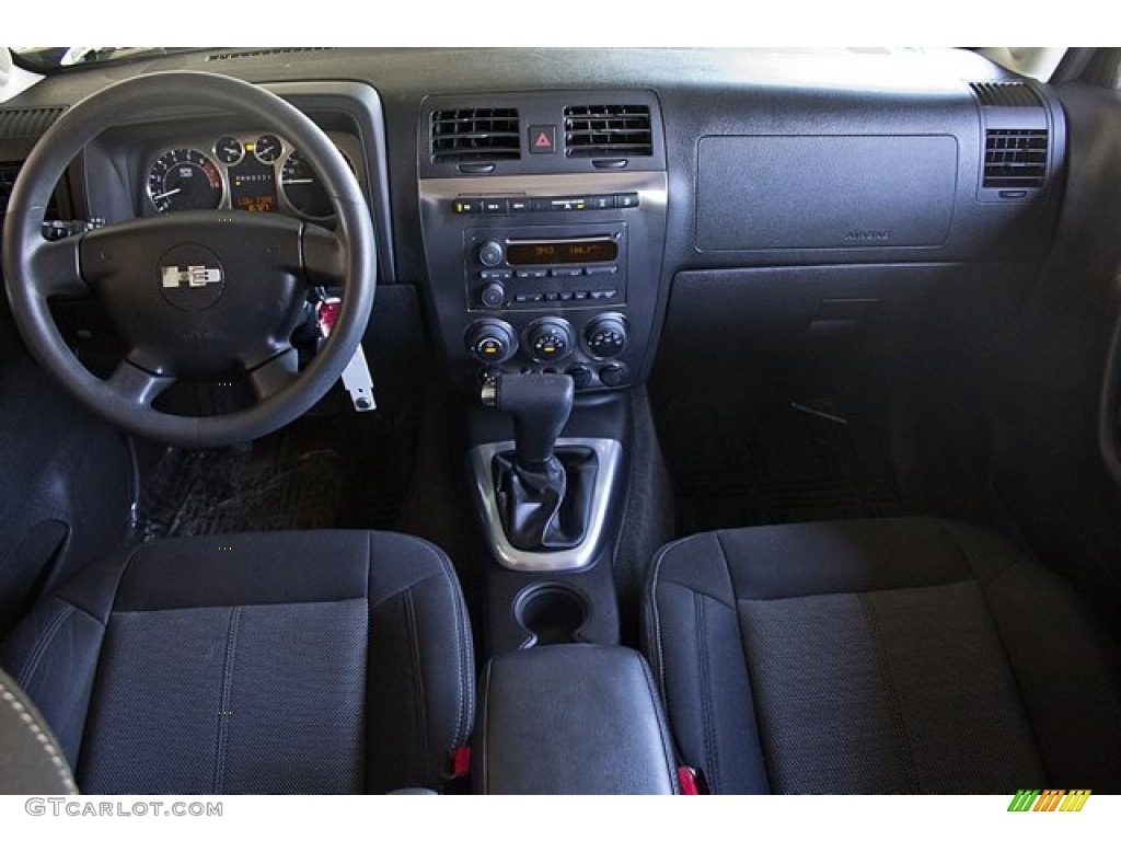 2006 Hummer H3 Standard H3 Model Ebony Black Dashboard Photo #65857338