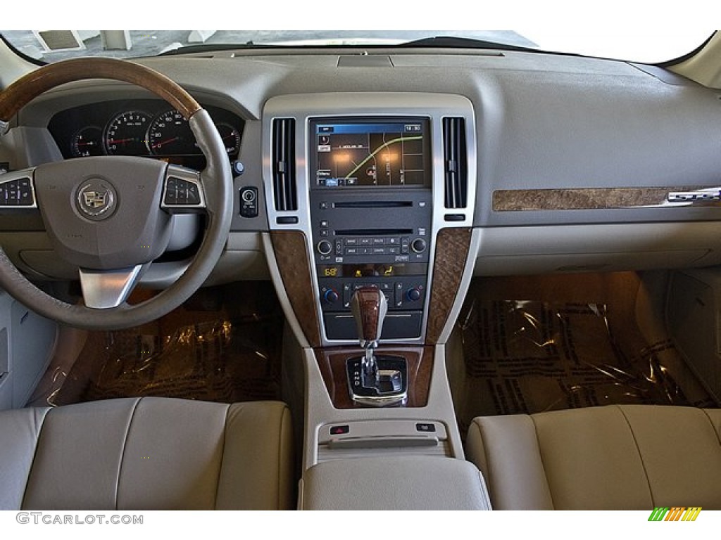 2011 Cadillac STS V6 Sport Cashmere/Dark Cashmere Dashboard Photo #65857525