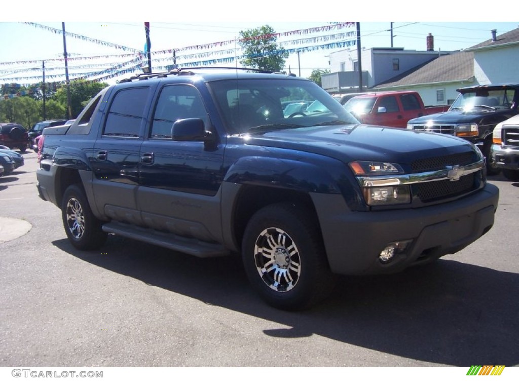 2002 Avalanche Z71 4x4 - Indigo Blue Metallic / Graphite photo #2