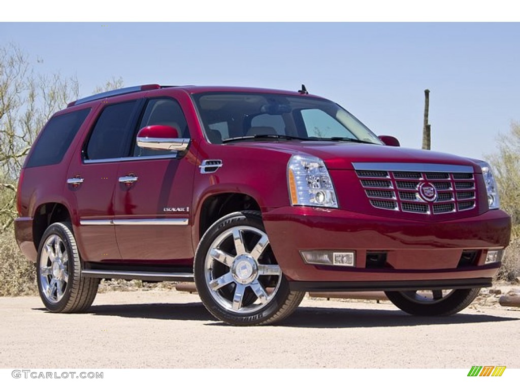 Sonoma Red 2008 Cadillac Escalade AWD Exterior Photo #65857668