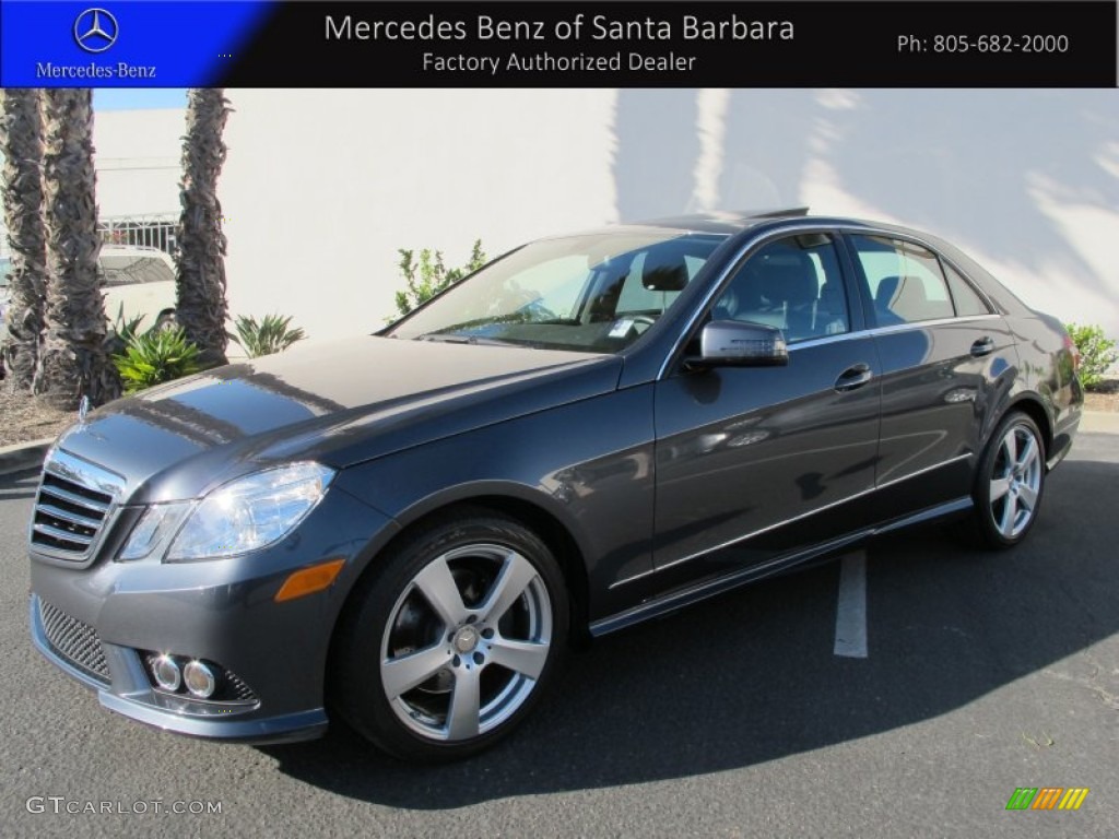 2010 E 350 Sedan - Steel Grey Metallic / Black photo #1