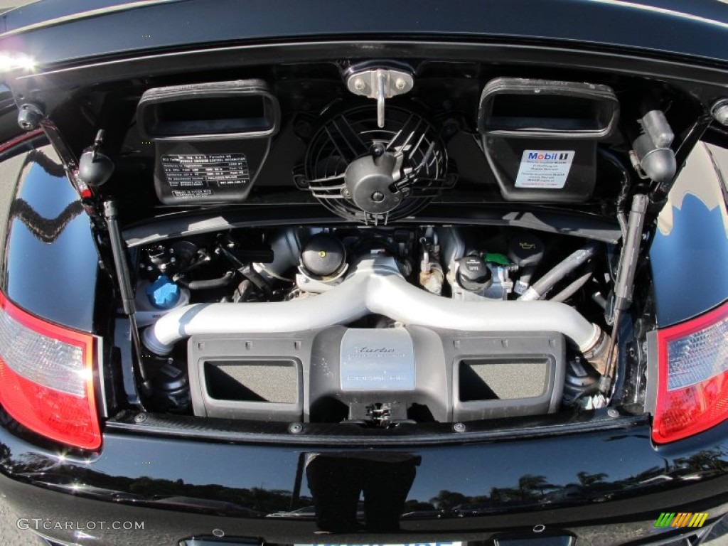 2008 Porsche 911 Turbo Cabriolet 3.6 Liter Twin-Turbocharged DOHC 24V VarioCam Flat 6 Cylinder Engine Photo #65858025