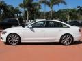 Ibis White - A6 3.0T quattro Sedan Photo No. 2