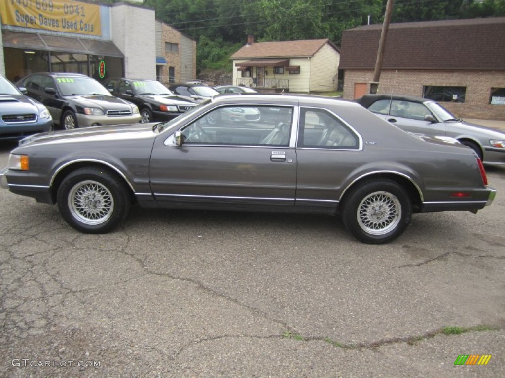 Dark Titanium Metallic 1990 Lincoln Mark VII LSC Exterior Photo #65859540