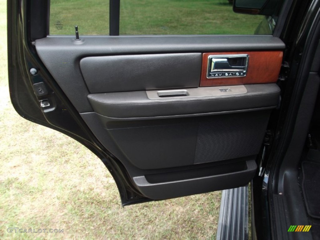 2011 Lincoln Navigator 4x2 Charcoal Black Door Panel Photo #65860617