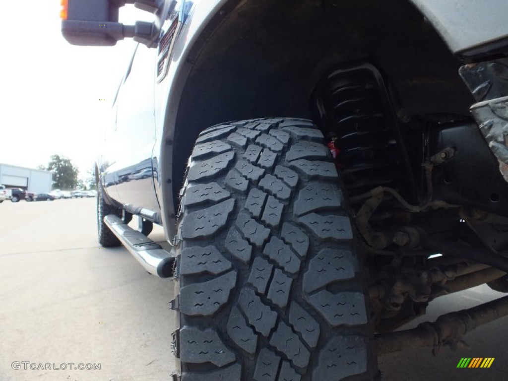 2008 F250 Super Duty FX4 Crew Cab 4x4 - Dark Blue Pearl Metallic / Medium Stone photo #49