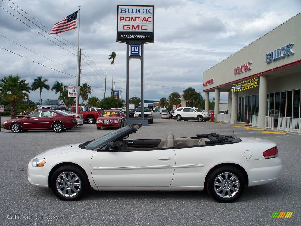 2005 Sebring Limited Convertible - Stone White / Light Taupe photo #1