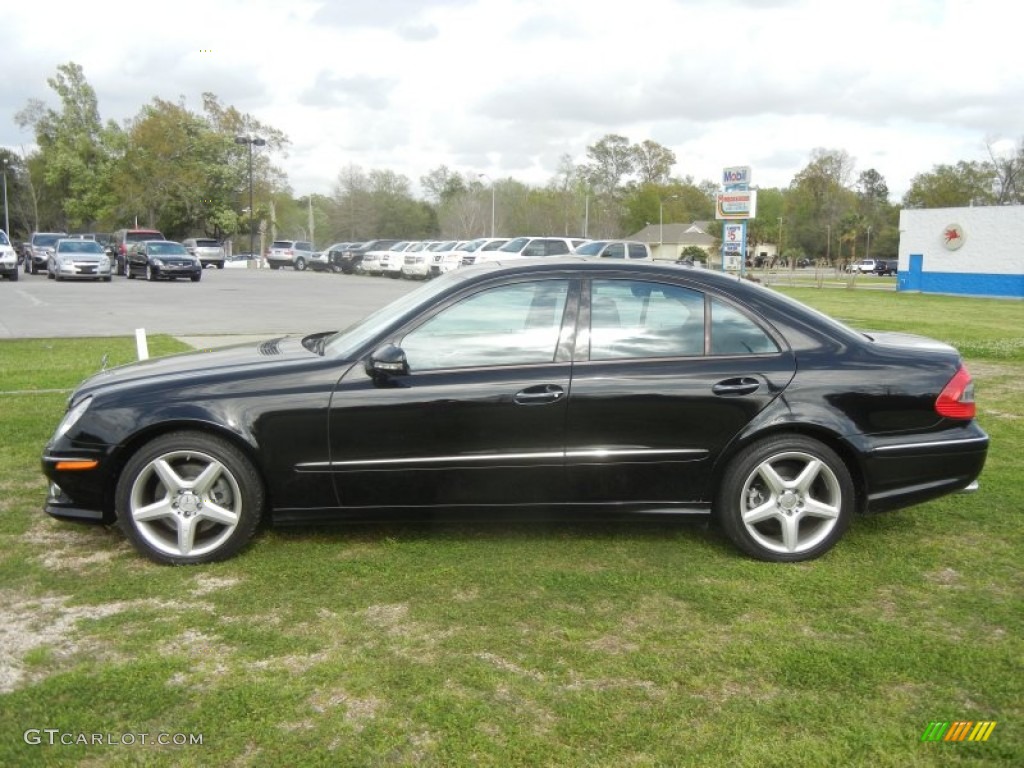 2009 E 350 4Matic Sedan - Sienna Black Metallic / Black photo #5