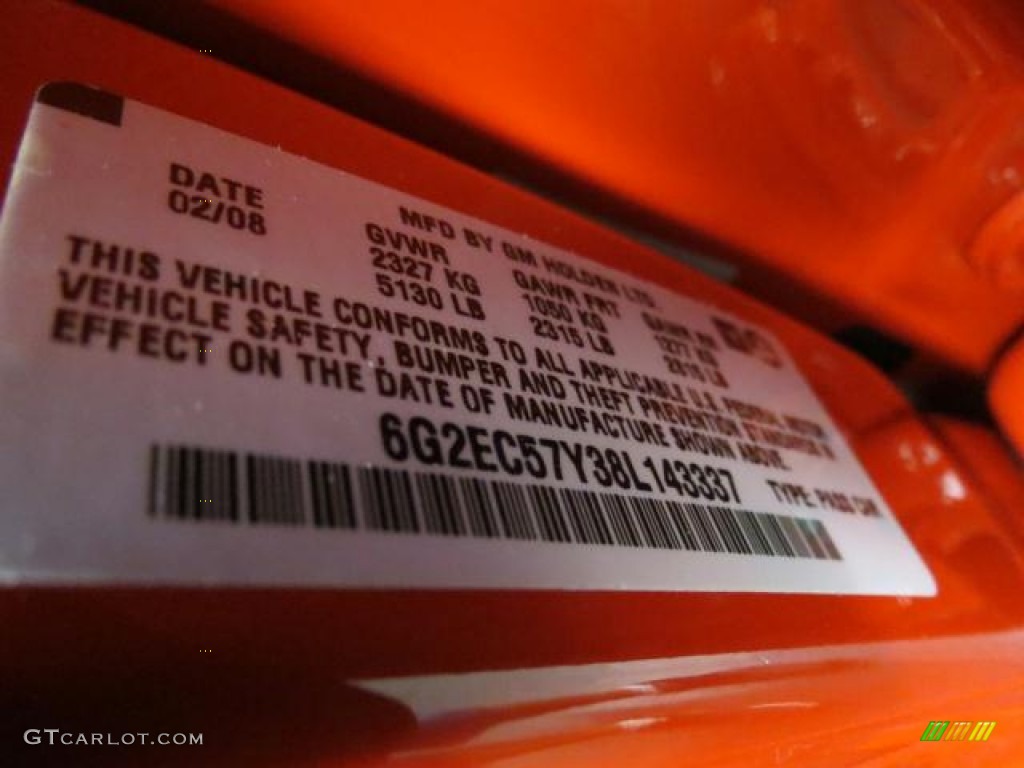 2008 G8 GT - Liquid Red / Onyx photo #10