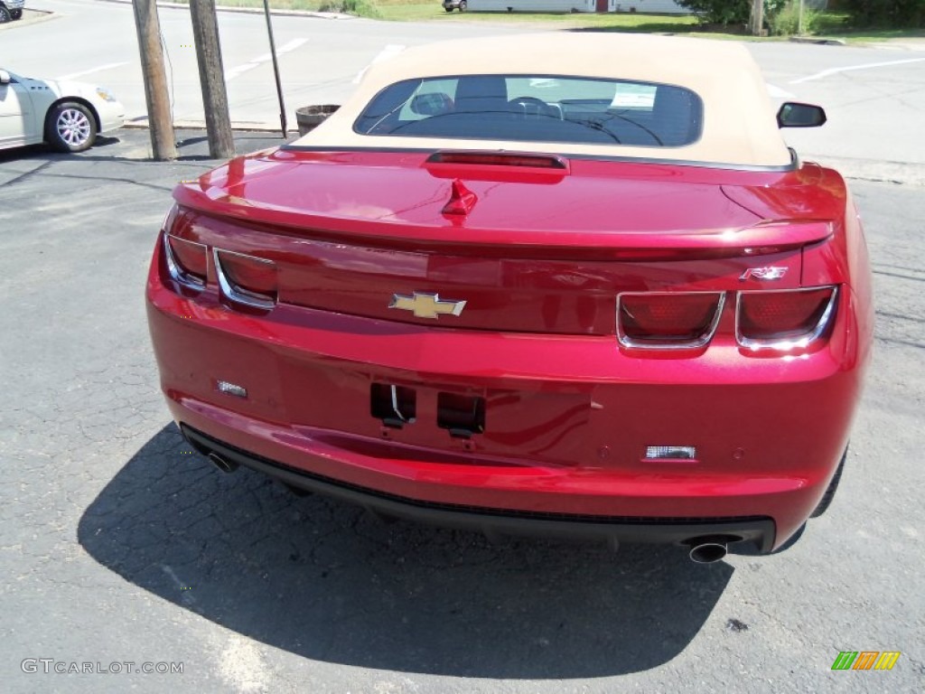 Crystal Red Tintcoat 2012 Chevrolet Camaro LT/RS Convertible Exterior Photo #65862741