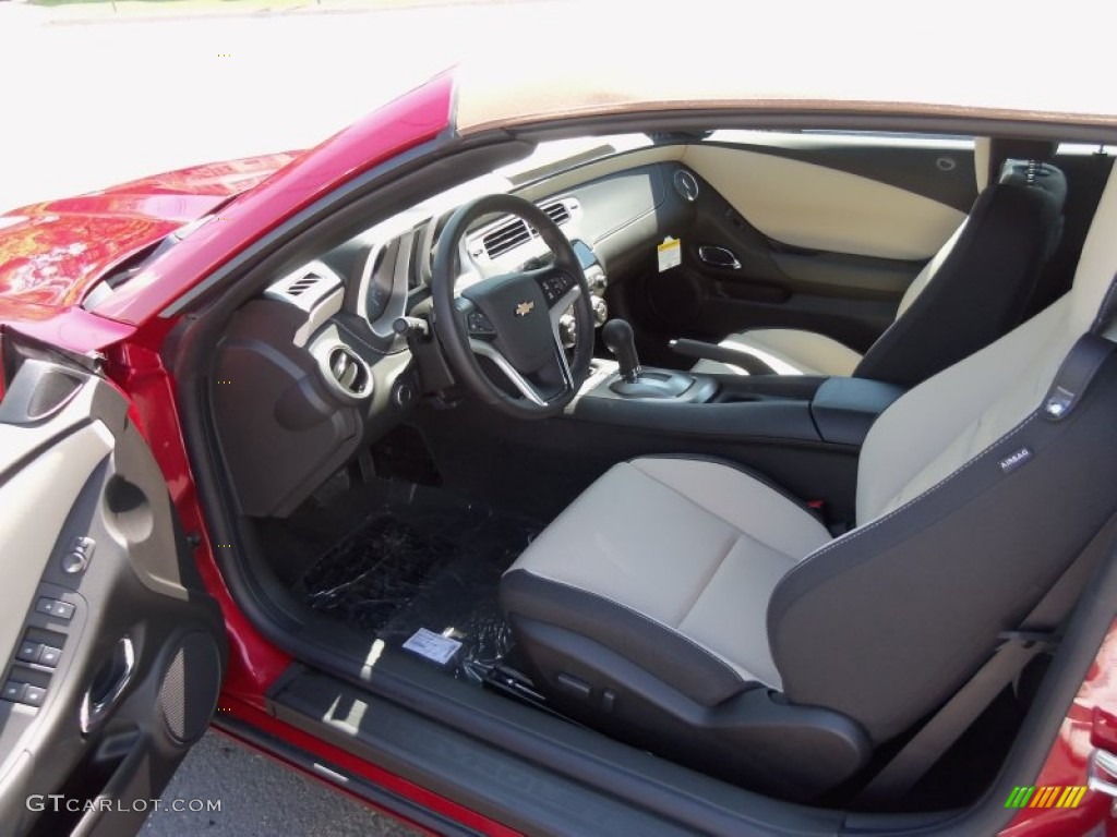 Beige Interior 2012 Chevrolet Camaro LT/RS Convertible Photo #65862807