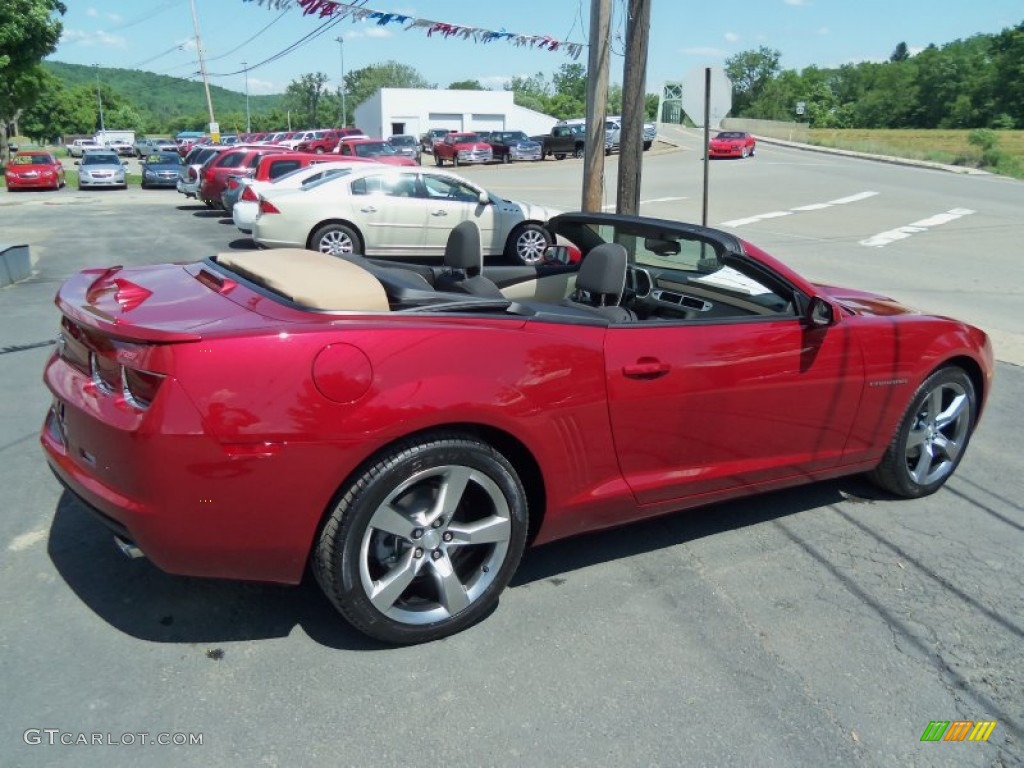 Crystal Red Tintcoat 2012 Chevrolet Camaro LT/RS Convertible Exterior Photo #65862837