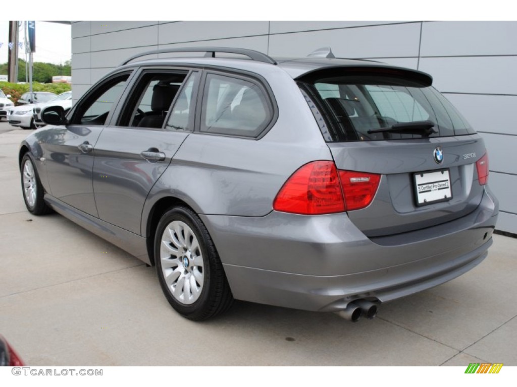 2009 3 Series 328xi Sport Wagon - Space Grey Metallic / Black photo #4