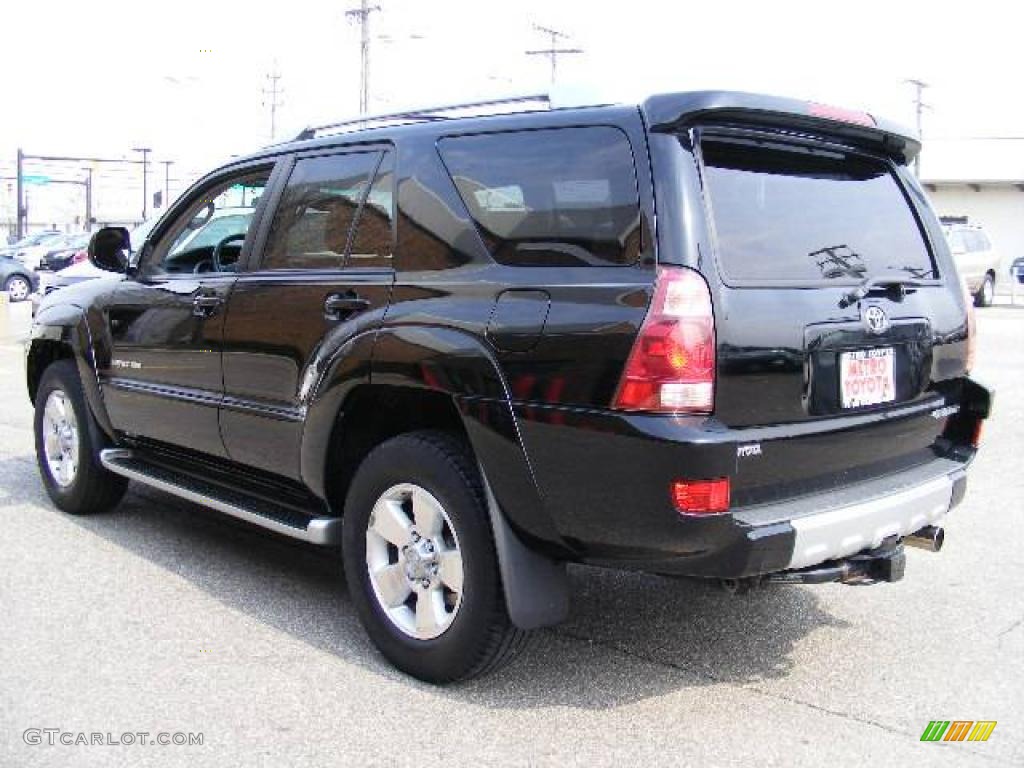 2004 4Runner Limited 4x4 - Black / Taupe photo #3