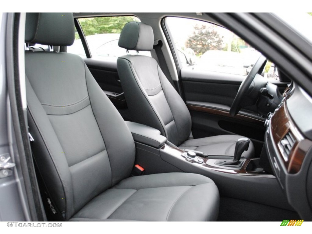 2009 3 Series 328xi Sport Wagon - Space Grey Metallic / Black photo #10