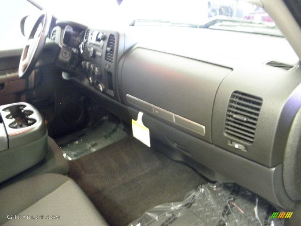 2010 Silverado 1500 LT Extended Cab 4x4 - Black Granite Metallic / Ebony photo #7