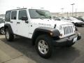 Bright White 2012 Jeep Wrangler Unlimited Rubicon 4x4