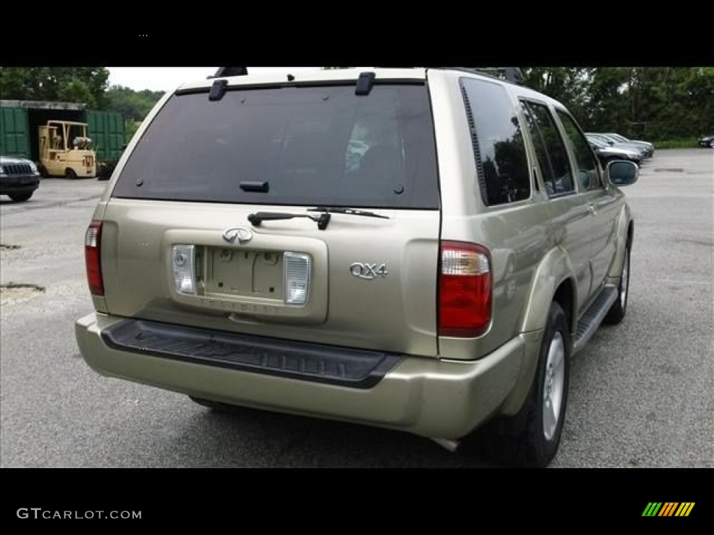 2002 QX4 4x4 - Golden Sand Metallic / Stone Beige photo #3