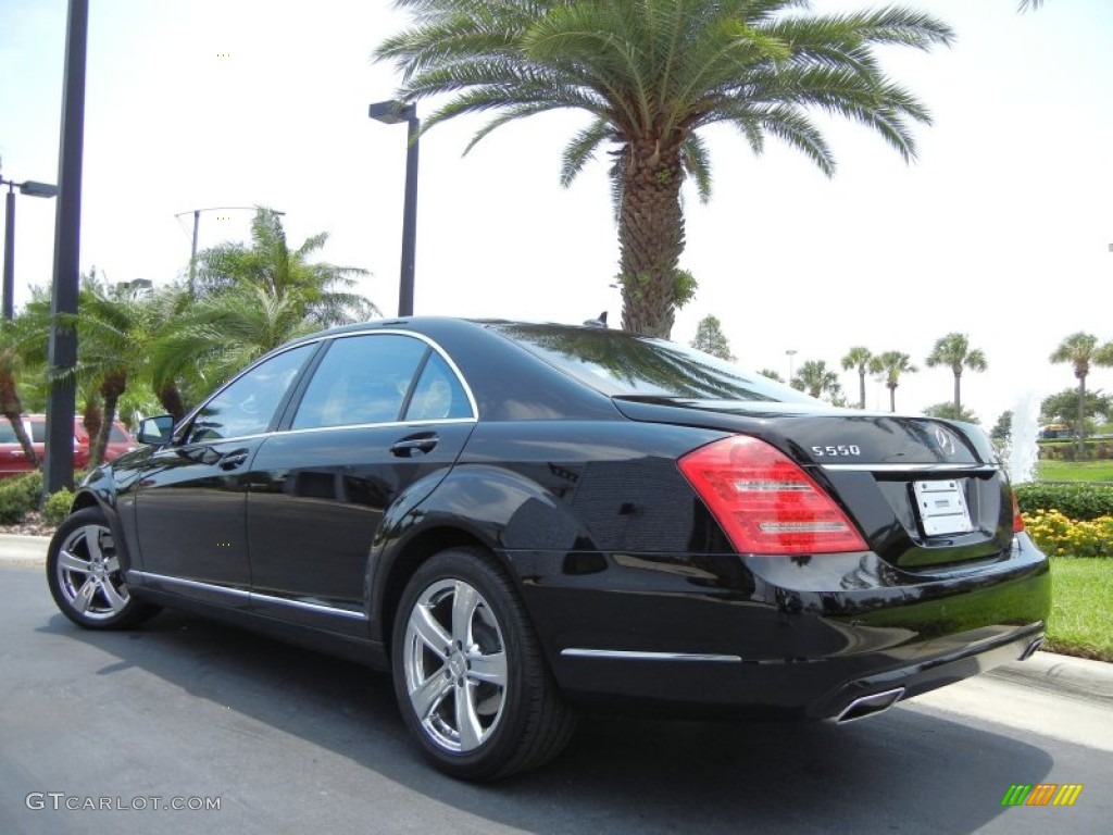 Black 2012 Mercedes-Benz S 550 4Matic Sedan Exterior Photo #65866353