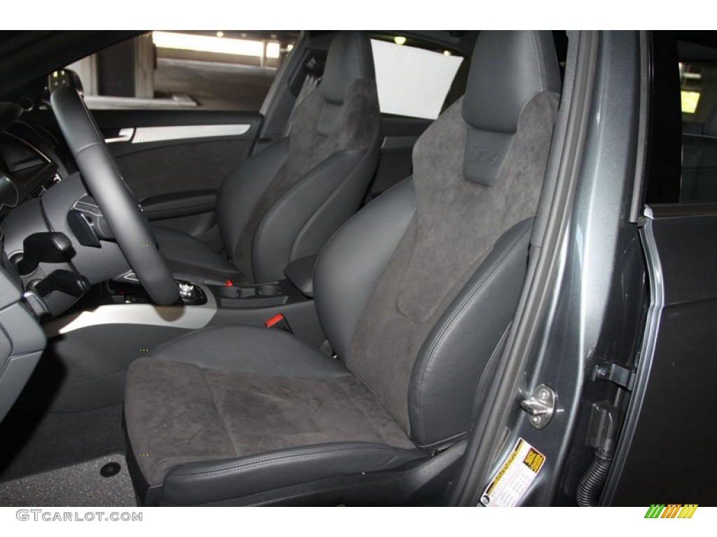 Black Interior 2013 Audi S4 3.0T quattro Sedan Photo #65866587