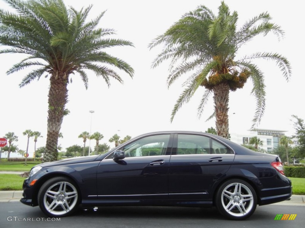 Capri Blue Metallic 2010 Mercedes-Benz C 300 Sport Exterior Photo #65866591