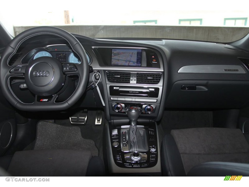 2013 Audi S4 3.0T quattro Sedan Black Dashboard Photo #65866649