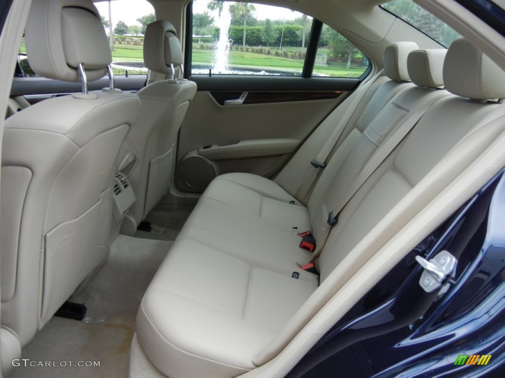 2010 Mercedes-Benz C 300 Sport Rear Seat Photo #65866707
