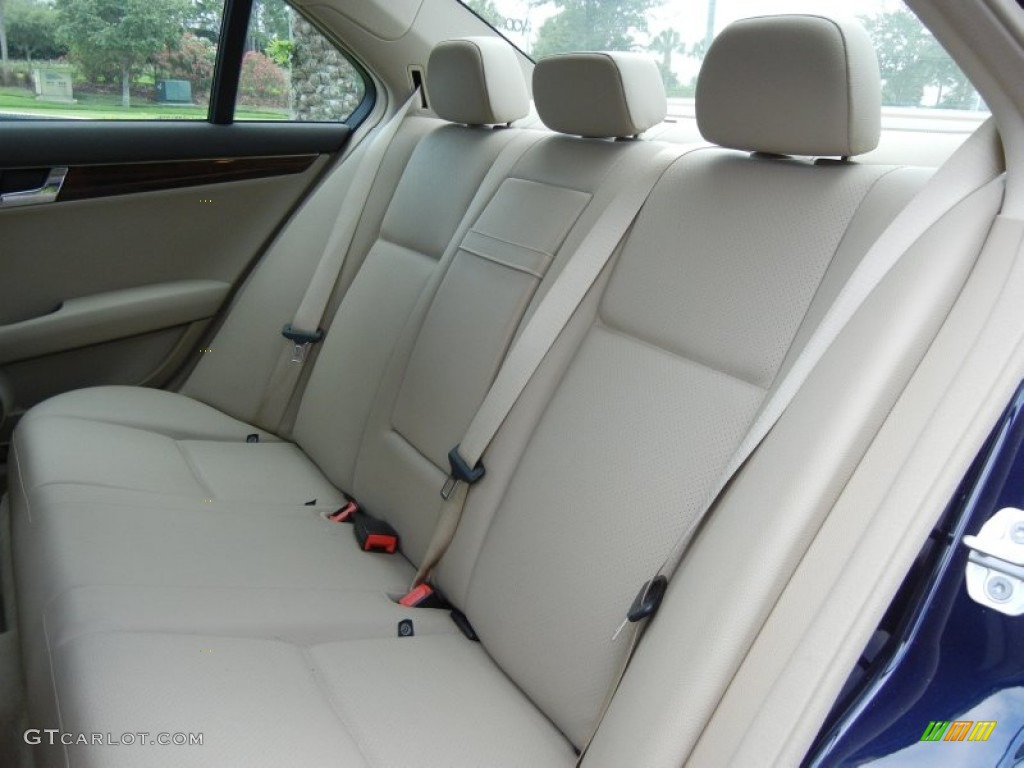 2010 Mercedes-Benz C 300 Sport Rear Seat Photo #65866719